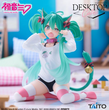 2026/6/13入荷】初音ミク Desktop Cute フィギュア ～猫耳Tシャツver